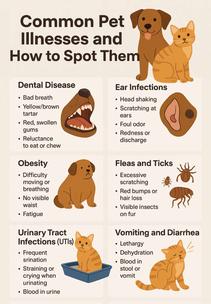 COMMON PET ILLNESSES AND HOW TO EASILY SPOT THEM